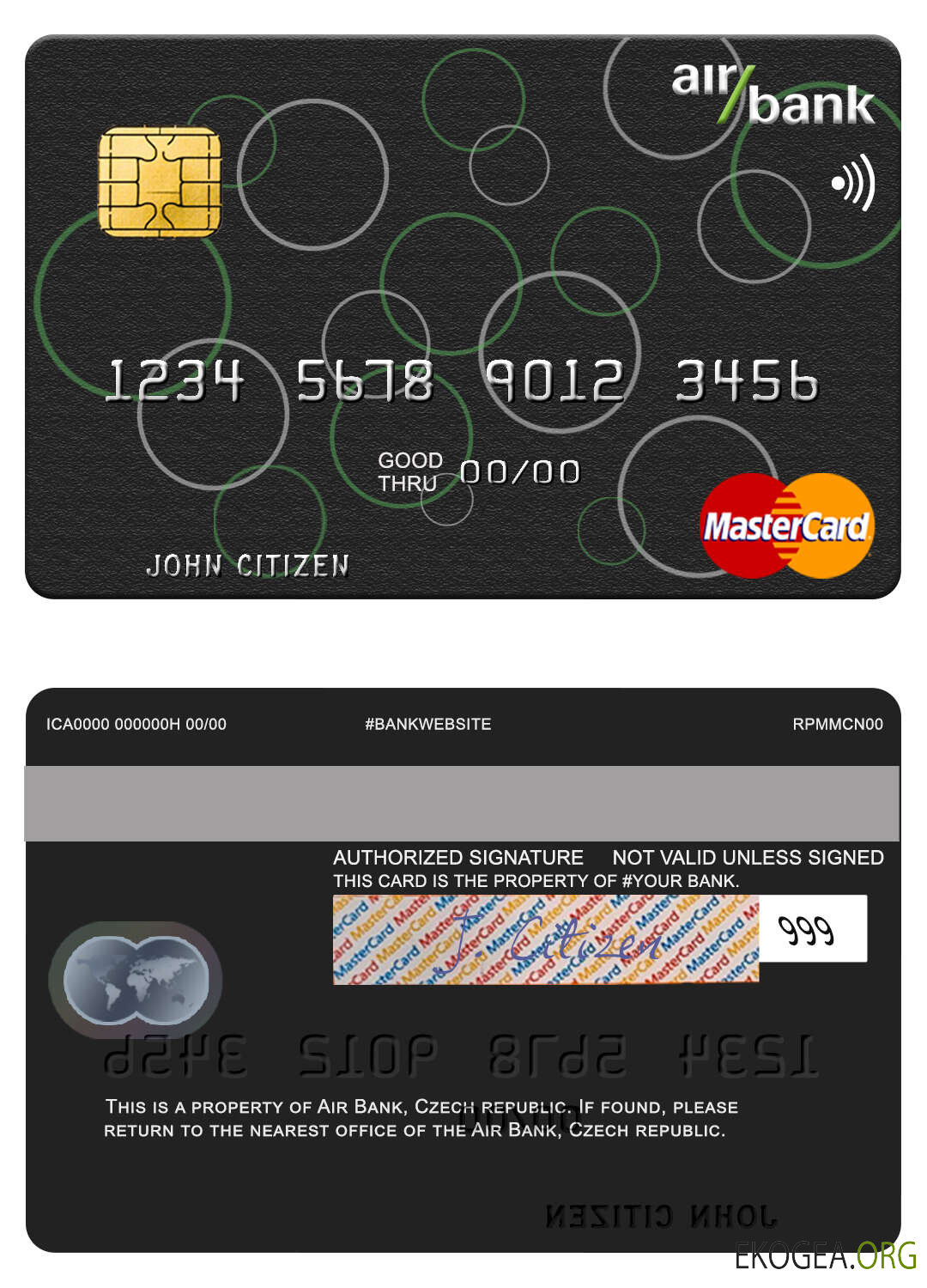 Mastercard de la Banque aérienne tchèque
